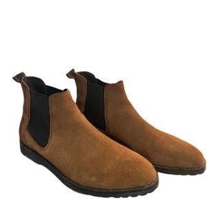 Split Leather Ankle Boots